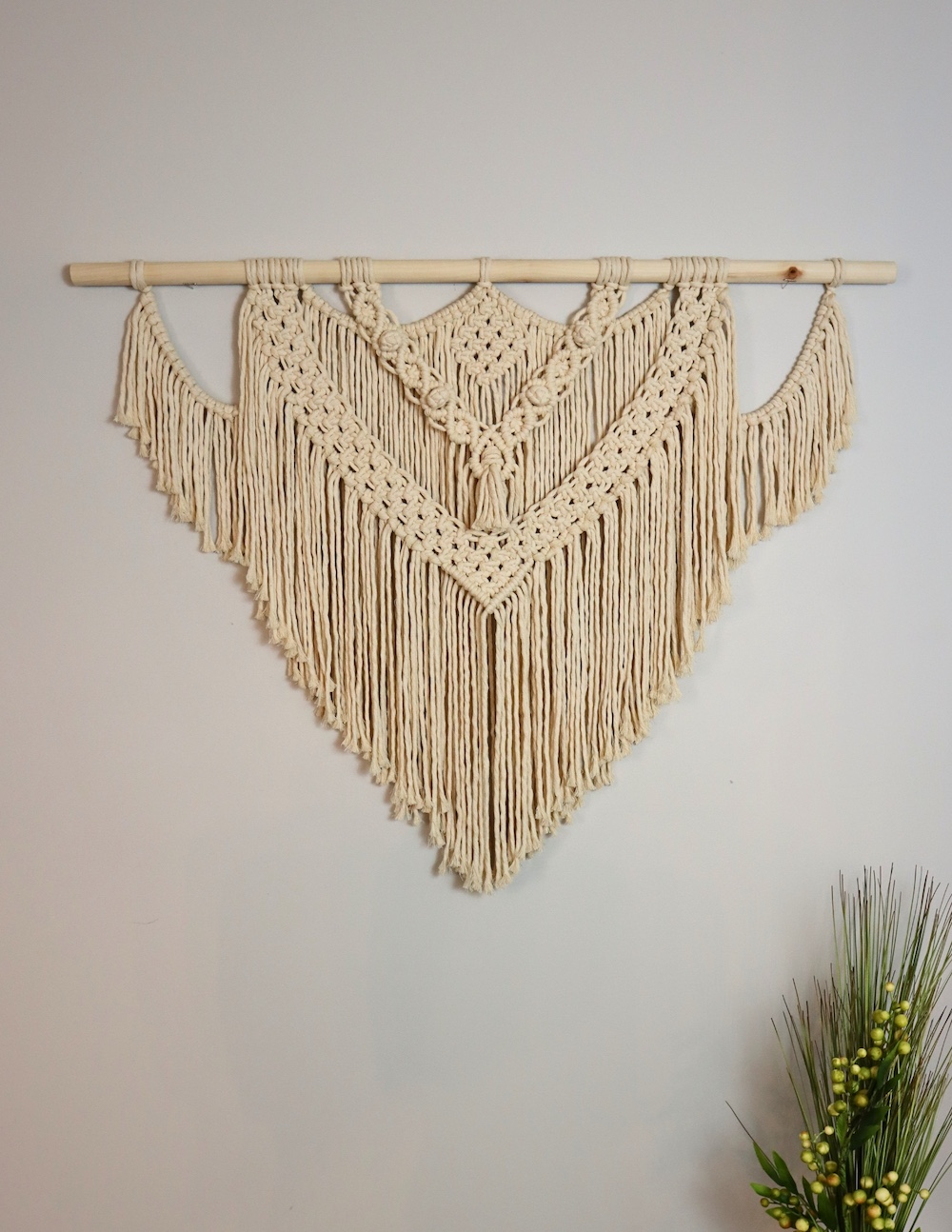 Finished Lovely Layers Wall Hanging project